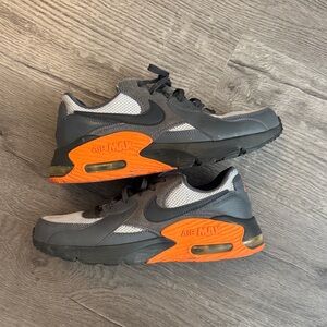 Nike Air Max Sneakers in Gray and Orange
